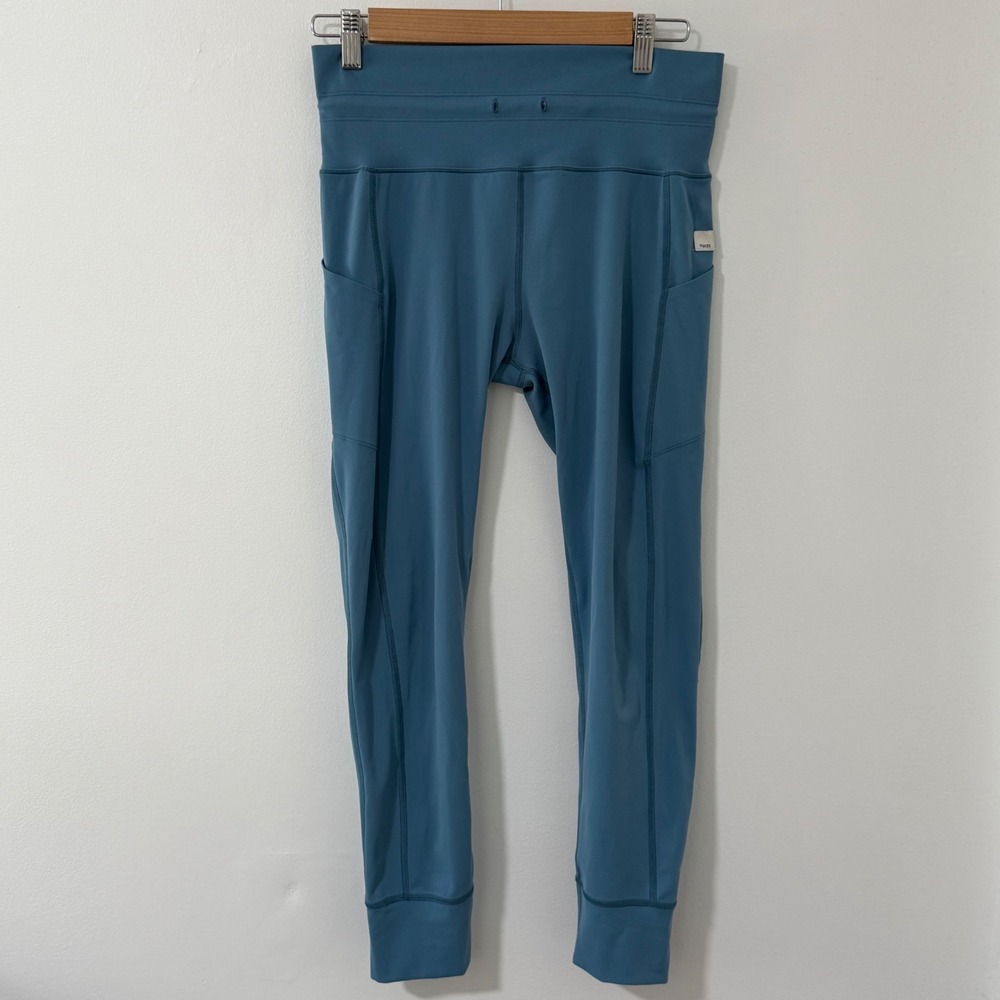 Vuori Leggings‎ Women Small Blue Daily Pocket High Rise Athletic Workout Gym